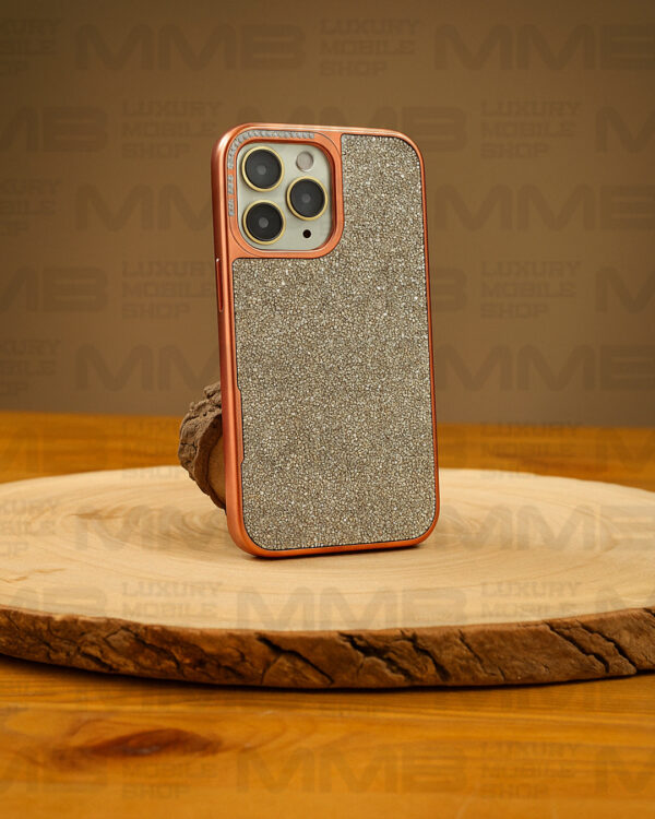 Premium Glitter Gold Case for iPhone 16 Pro Max