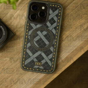 DDU TagSafe Armor Series Green Mobile Back Cover for iPhone 16 Pro Max