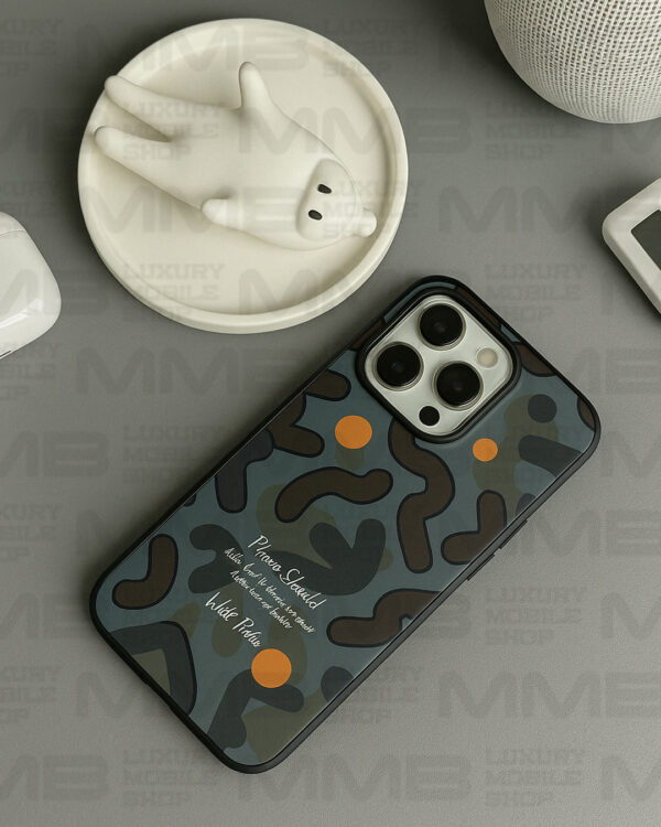 Abstract Art Designer Mobile Case for iPhone 16 Pro Max | Grey-Tone