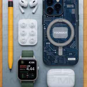 Youngkit Futuristic Tech MagSafe Case for iPhone 16 Pro Max