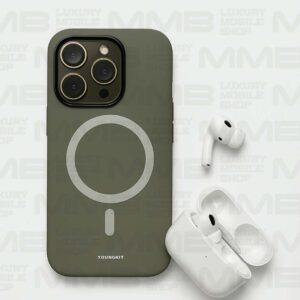 Youngkit MagSafe Back Cover for iPhone 16 Pro Max – Olive Green
